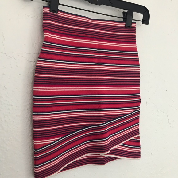 Bcbgmaxazria Striped Power Skirt - Picture 2 of 3